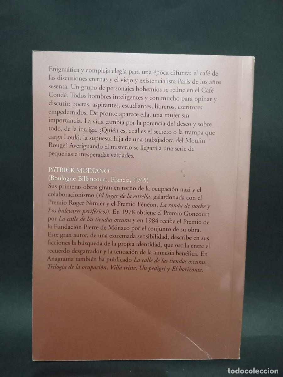 Libros de segunda mano: PATRICK MODIANO - EN EL CAF&Eacute; DE LA JUVENTUD PERDIDA - 2013 - Foto 3