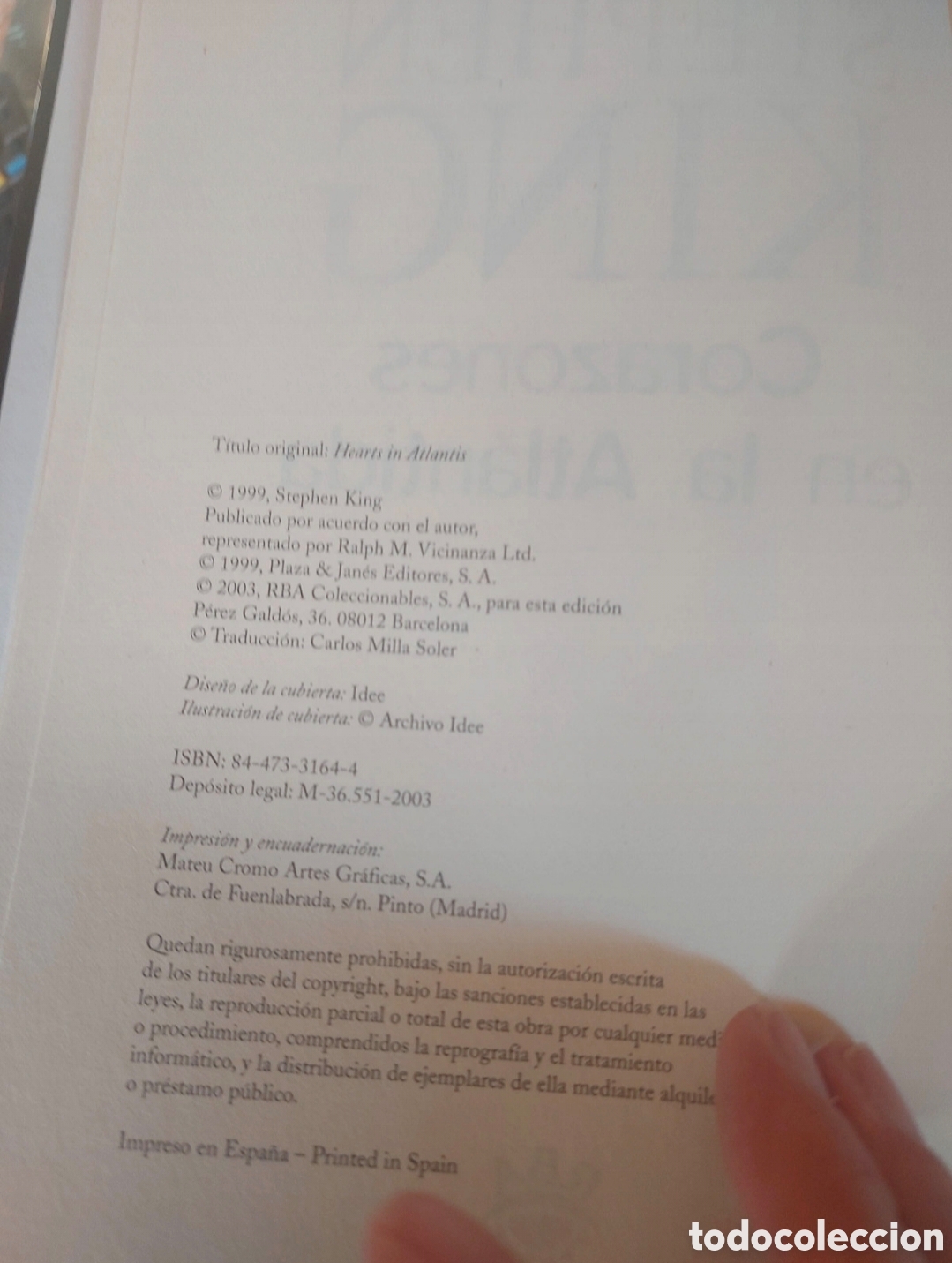 Libros de segunda mano: Corazones en la Atlantida - Foto 3