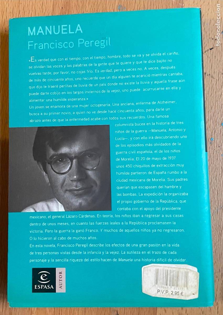 Libros de segunda mano: MANUELA, Francisco Peregil, Espasa - Foto 2