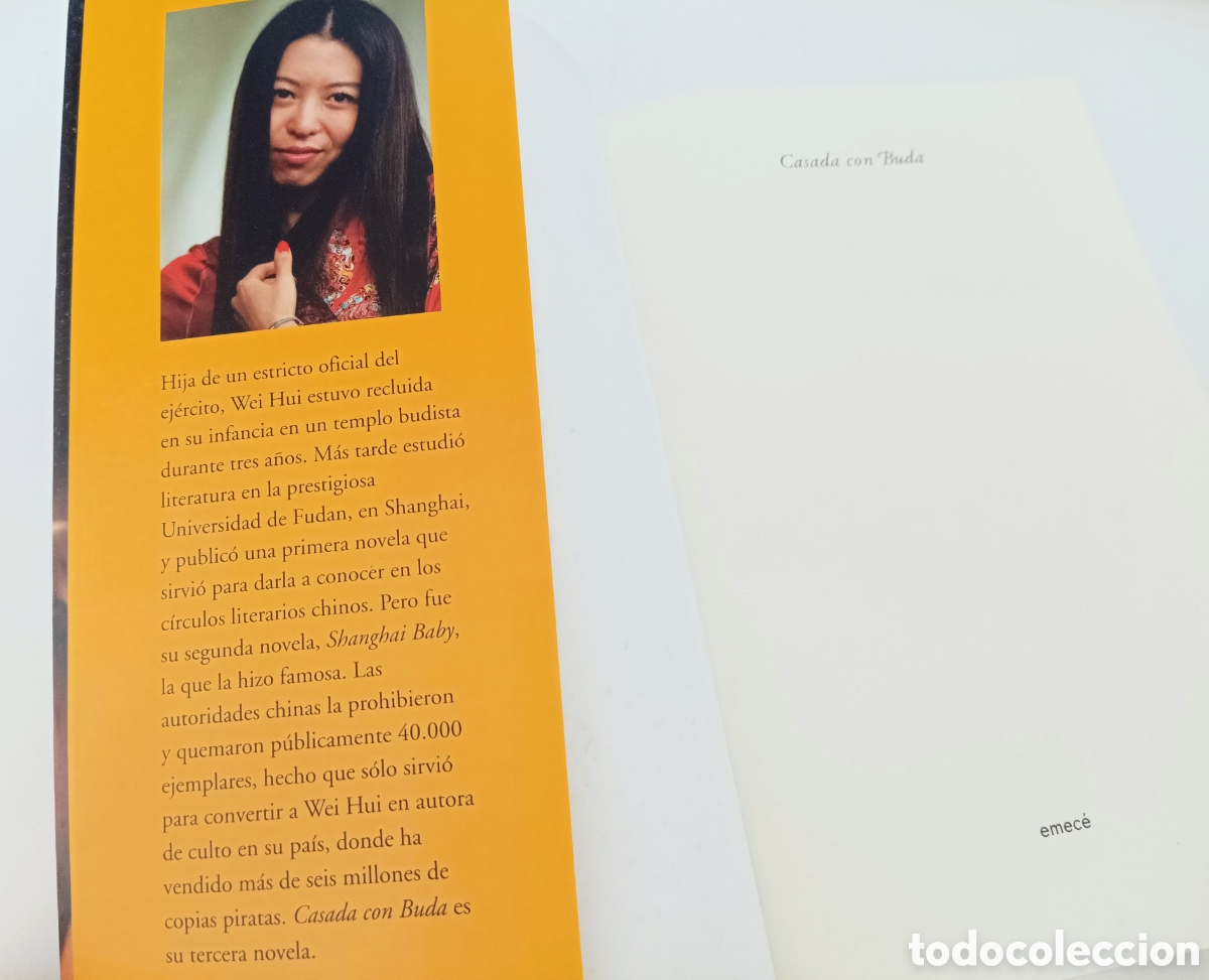 Libros de segunda mano: Libro CASADA CON BUDA. Wei Hui. Emec&eacute; Editores. - Foto 4