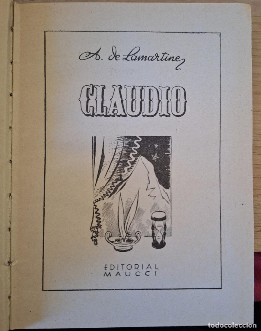 Libros de segunda mano: CLAUDIO. - LAMARTINE, A. de. - Foto 2