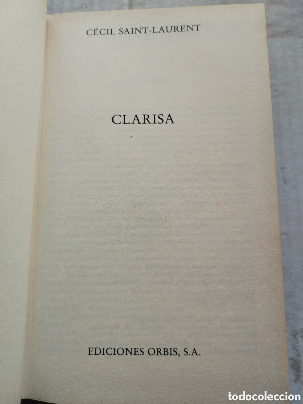 Libros de segunda mano: CLARISA/CECIL SANT LAURENT - Foto 3