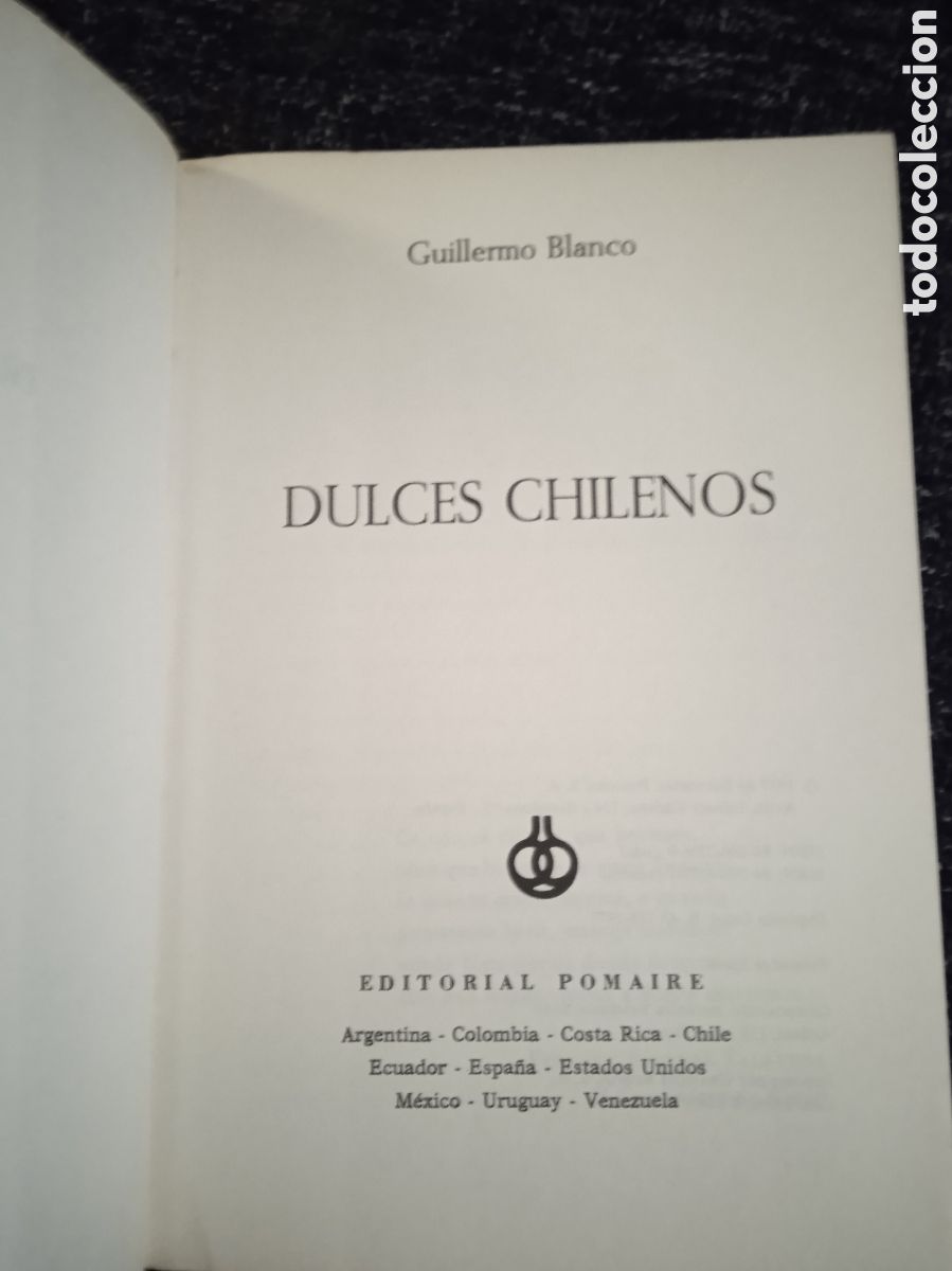 Libros de segunda mano: Dulces chilenos / Guillermo Blanco - Foto 2