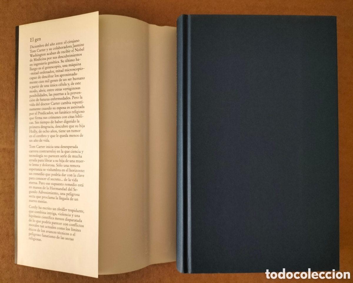Libros de segunda mano: El gen. Michael Cordy. Ediciones B C&iacute;rculo de lectores, 1998. Libro - Foto 2