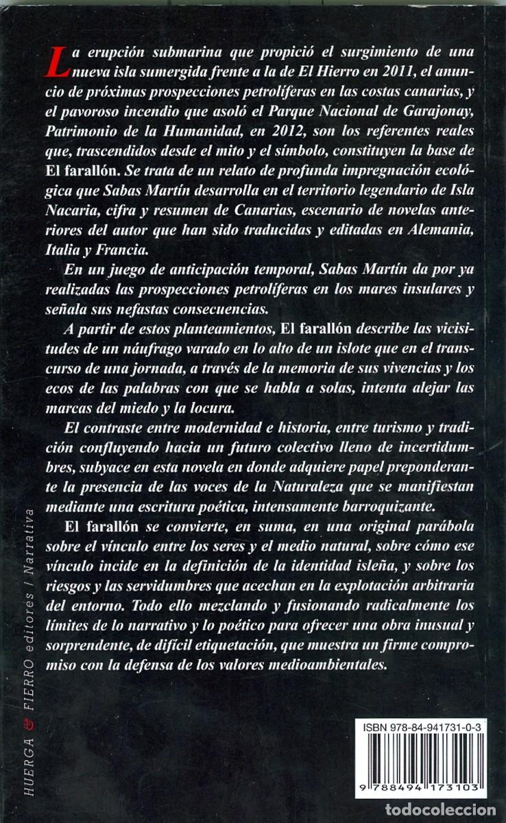 Libros de segunda mano: El Farall&oacute;n. Sabas Mart&iacute;n - Foto 3
