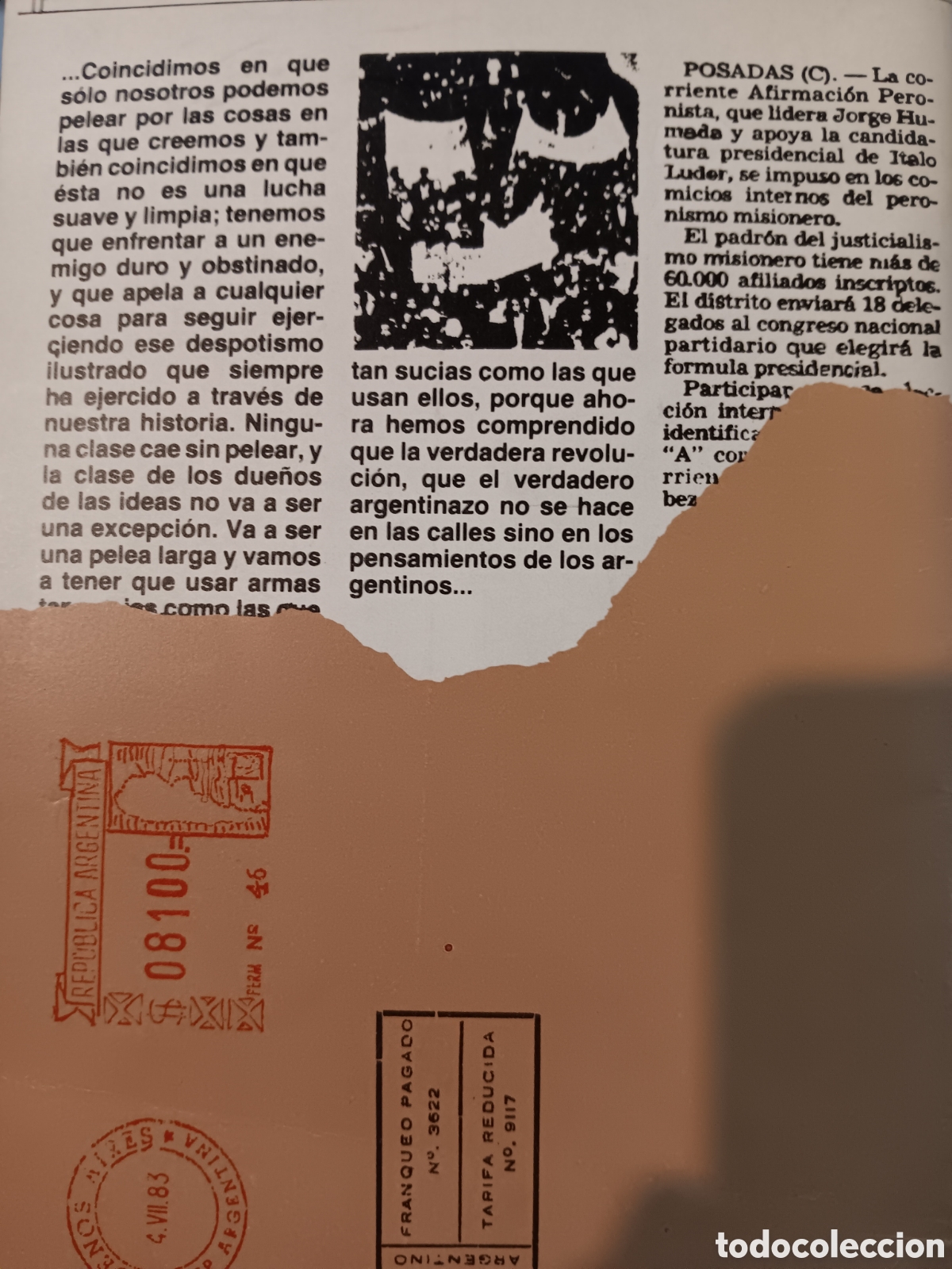 Libros de segunda mano: Dalmiro S&aacute;enz. El argentinazo - Foto 2
