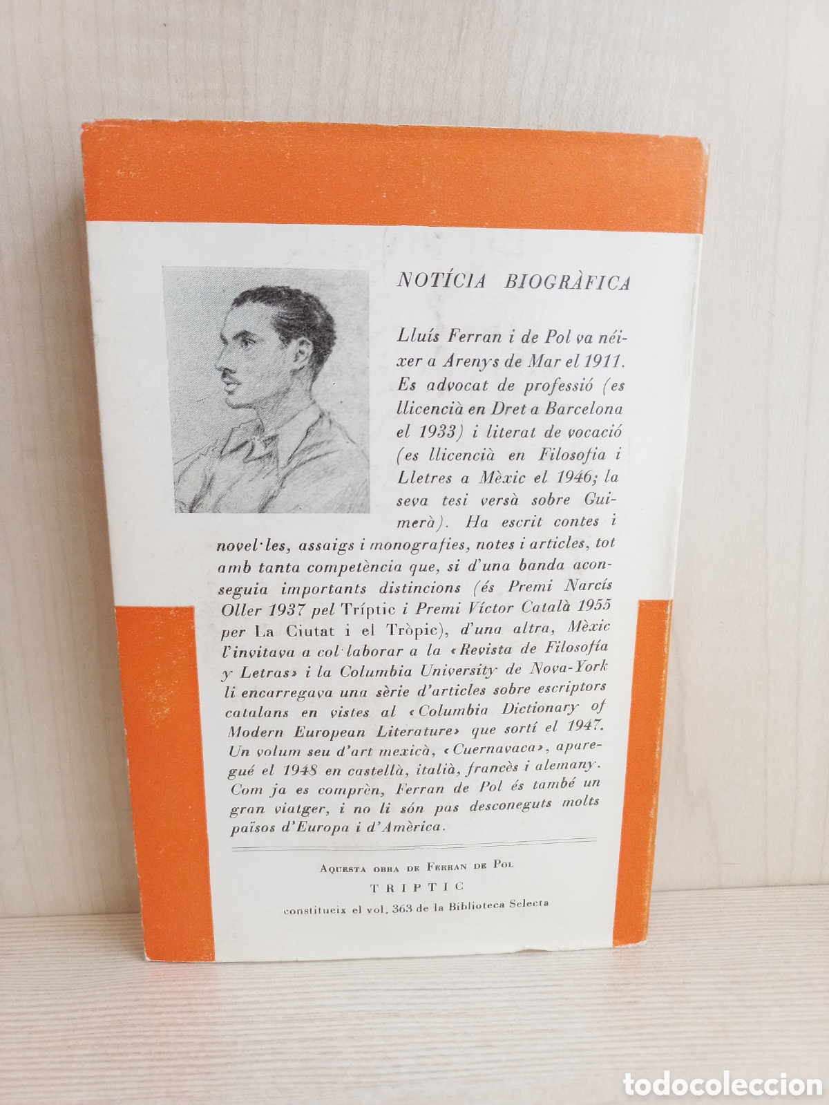 Libros de segunda mano: Triptic. Ferran de Pol. Selecta, primera edici&oacute;n, 1964. Catal&aacute;n. - Foto 3