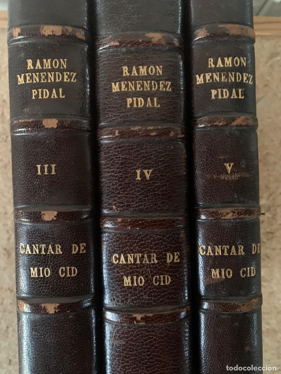 Libros de segunda mano: Cantar de M&iacute;o Cid de Ram&oacute;n Men&eacute;ndez Pidal - Foto 1