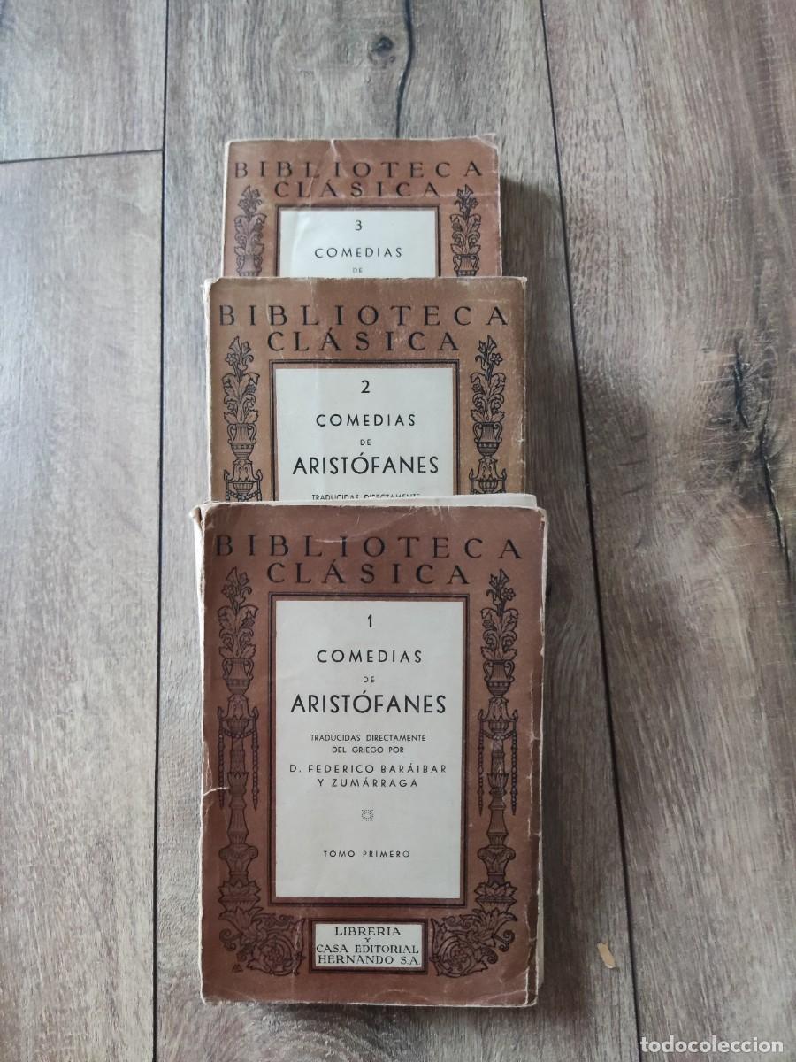 Libros de segunda mano: Pack Comedias de Arist&oacute;fanes 3 libros - Foto 1