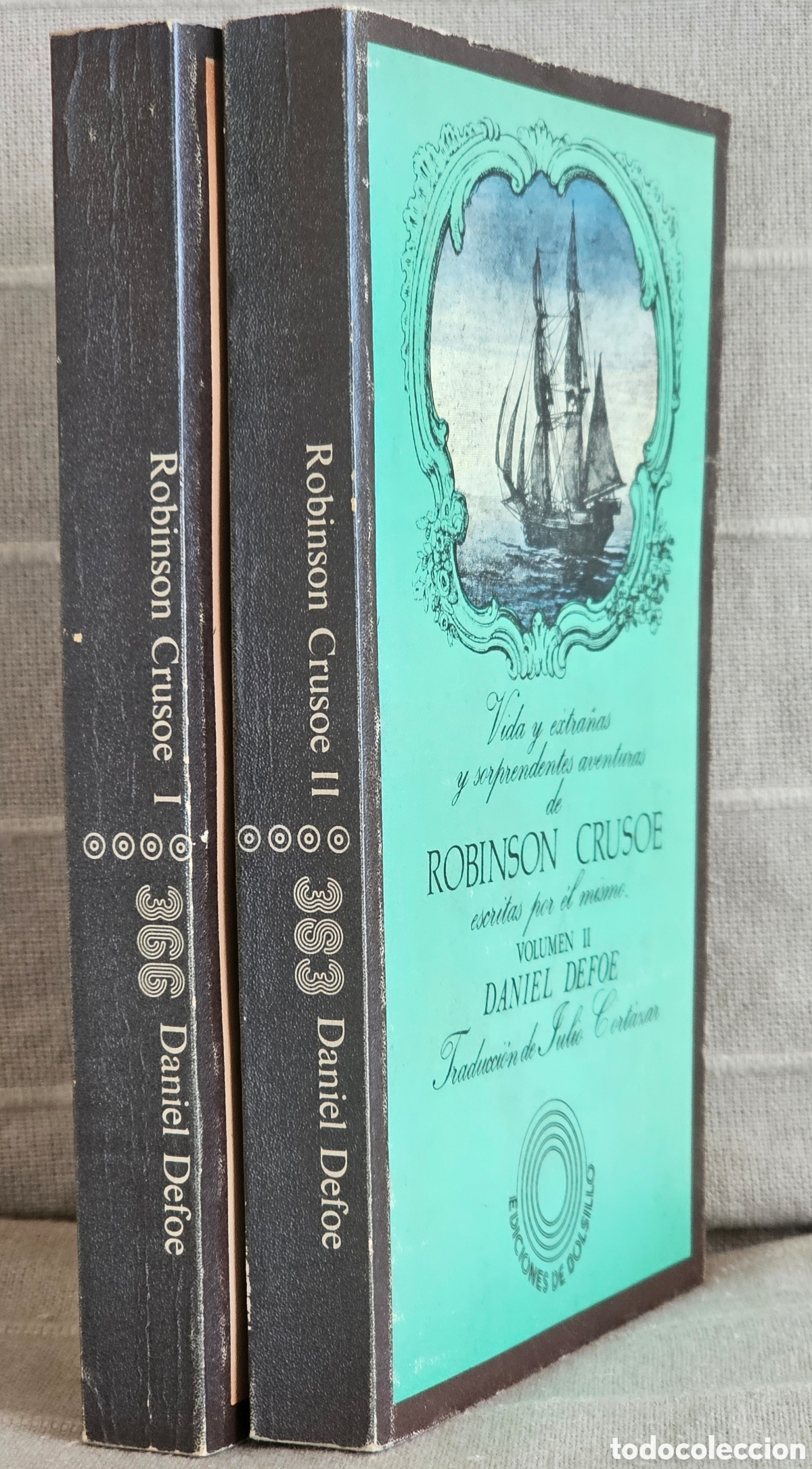 Libros de segunda mano: Robinson Crusoe (2 tomos). Daniel Defoe - Foto 2
