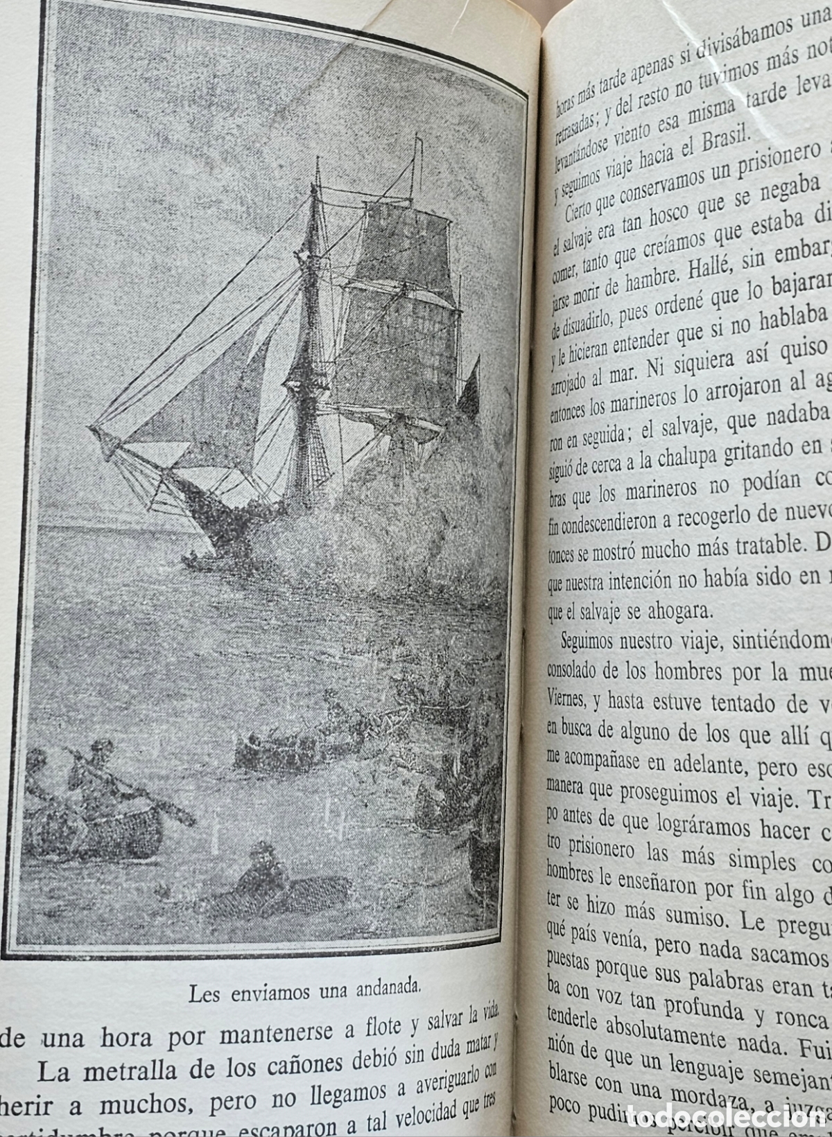 Libros de segunda mano: Robinson Crusoe (2 tomos). Daniel Defoe - Foto 7