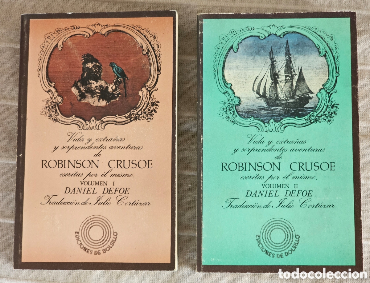 Libros de segunda mano: Robinson Crusoe (2 tomos). Daniel Defoe - Foto 1
