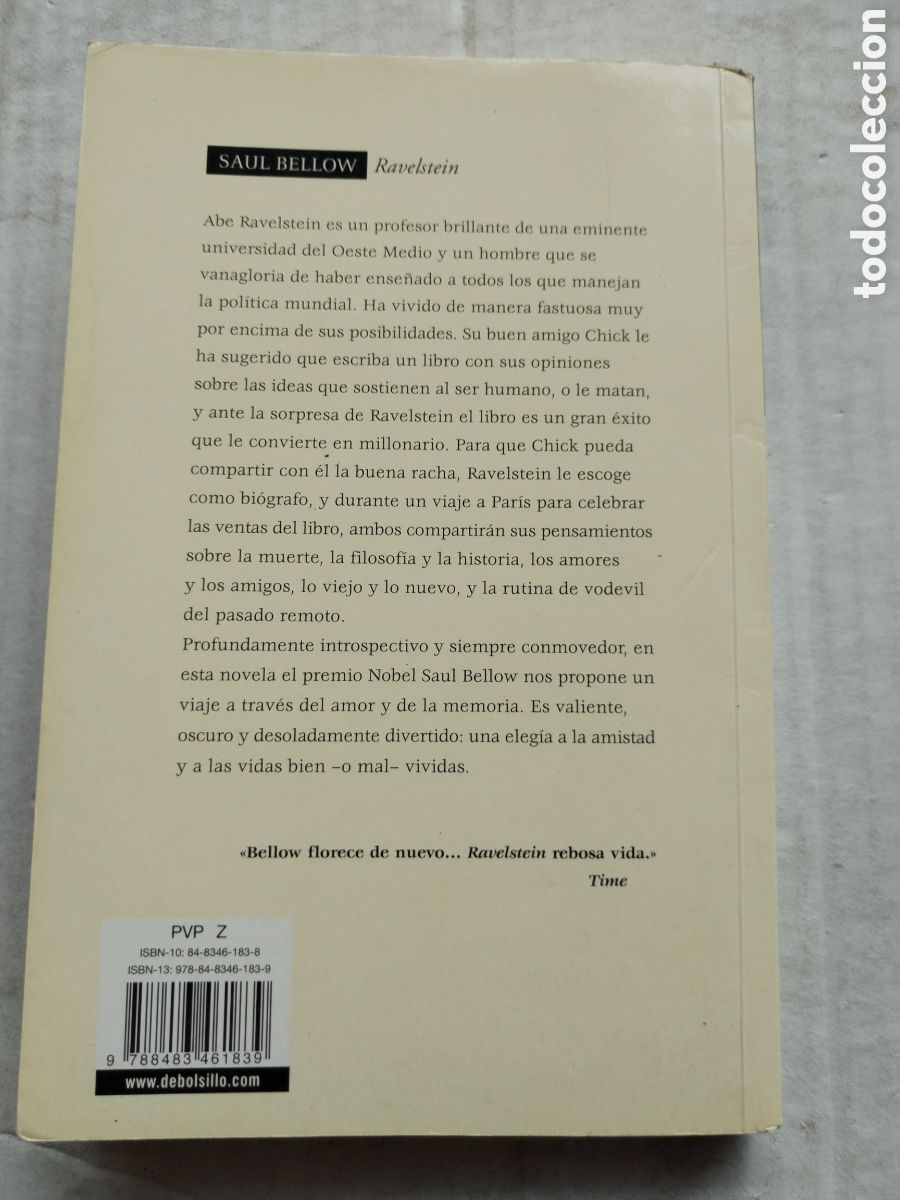 Libros de segunda mano: RAVELSTEIN/SAUL BELLOW - Foto 8