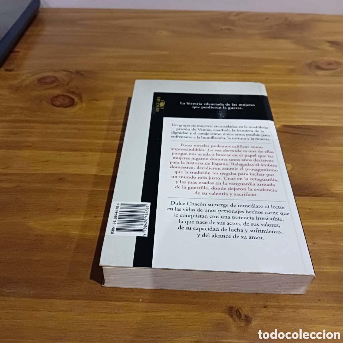 Libros de segunda mano: La voz dormida. Dulce Chac&oacute;n - Foto 7