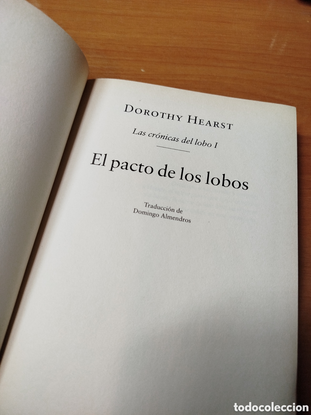 Libros de segunda mano: El pacto de los lobos. - Foto 1
