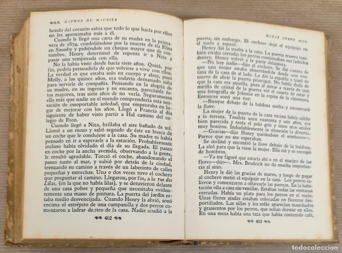 Libros de segunda mano: MONTE BRAVO, DAPHNE DU MAURIER - Foto 9