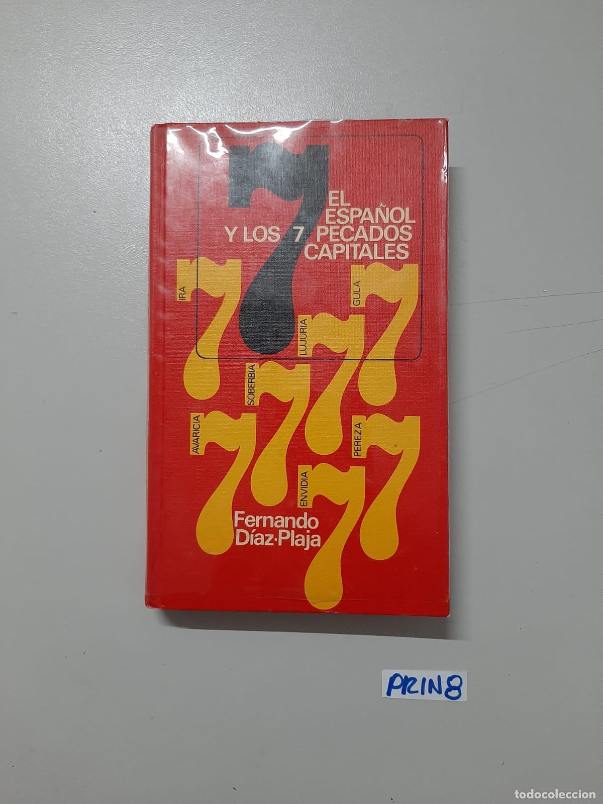 Libros de segunda mano: Libro: el espa&ntilde;ol y los 7 pecados capitales - Foto 1