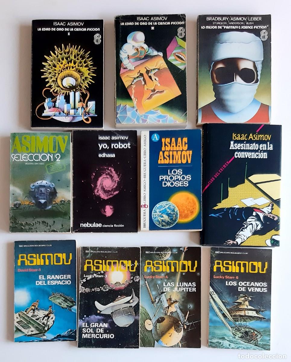 Libros de segunda mano: ISAAC ASIMOV - LOTE DE 11 LIBROS - Foto 1