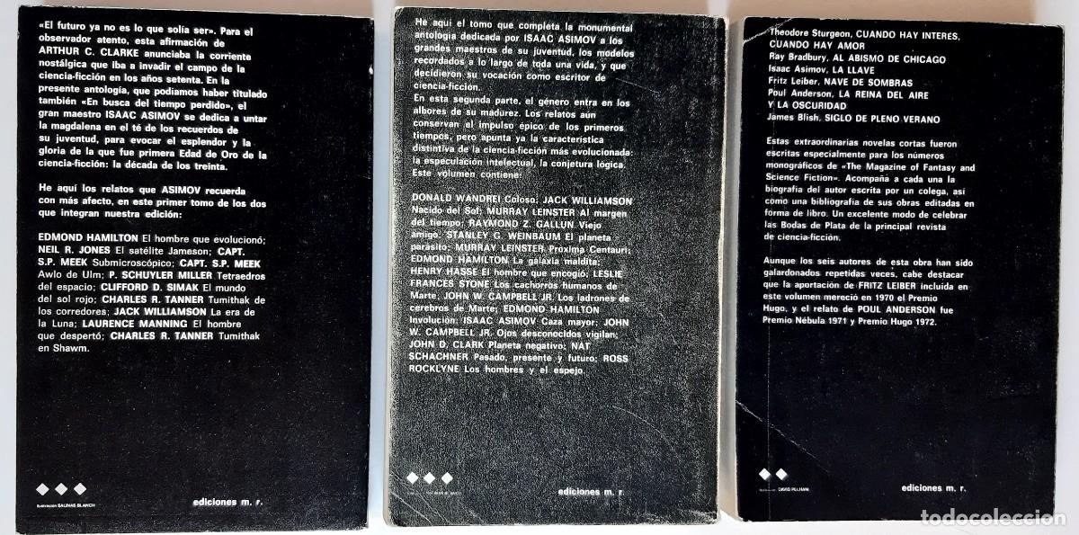 Libros de segunda mano: ISAAC ASIMOV - LOTE DE 11 LIBROS - Foto 2