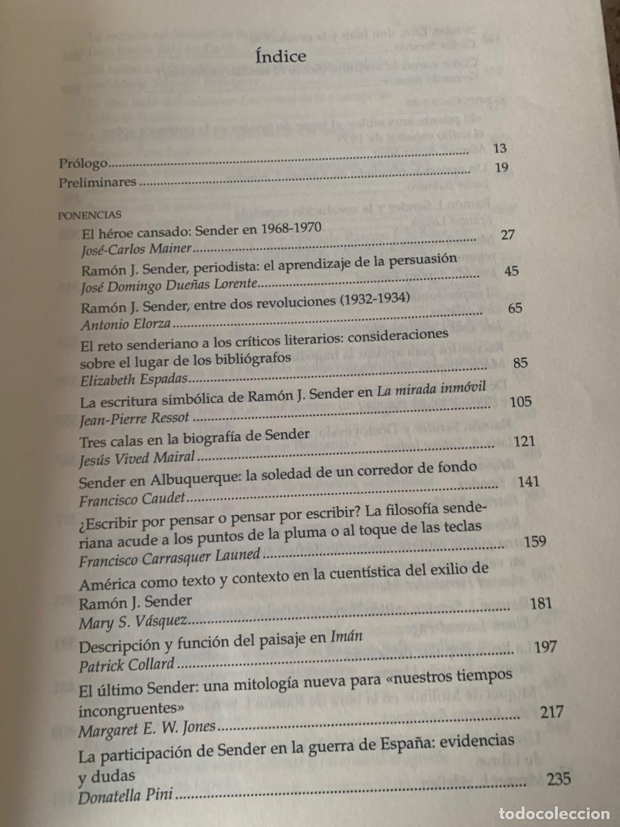 Libros de segunda mano: Ram&oacute;n J. Sender, El lugar de Sender (Bols 39) - Foto 4