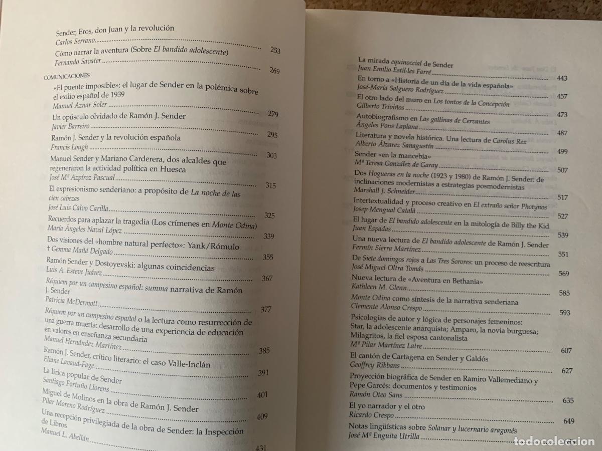 Libros de segunda mano: Ram&oacute;n J. Sender, El lugar de Sender (Bols 39) - Foto 5