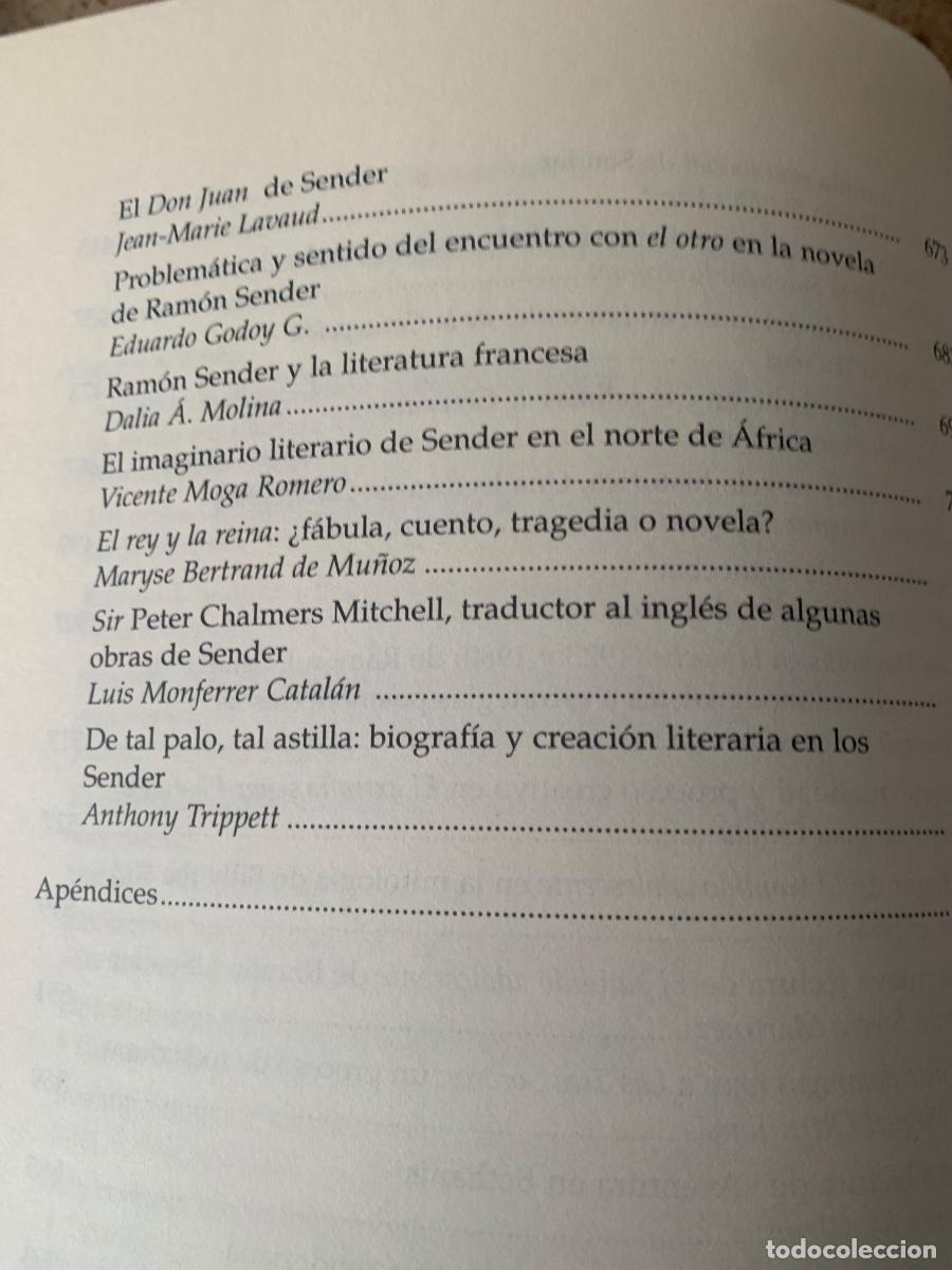 Libros de segunda mano: Ram&oacute;n J. Sender, El lugar de Sender (Bols 39) - Foto 6