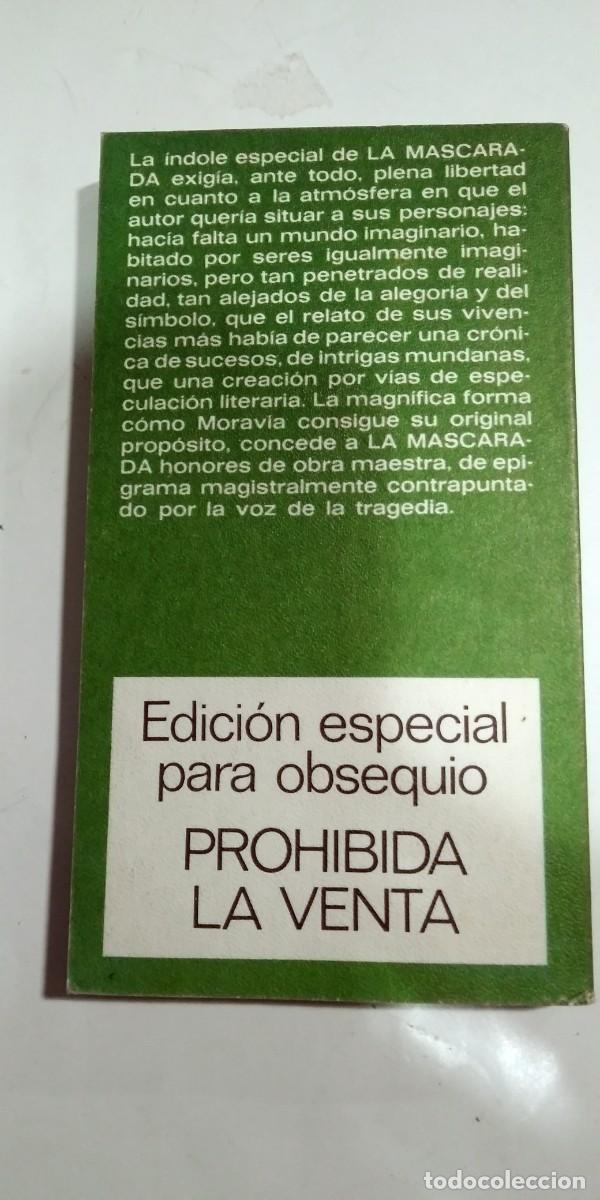 Libros de segunda mano: La mascarada Alberto Moravia - Foto 2