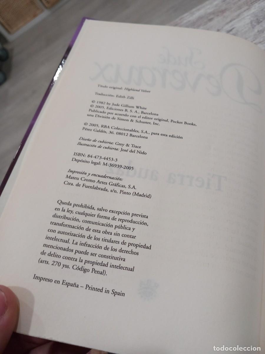 Libros de segunda mano: Libro tierra audaz Jude deveraux - Foto 3