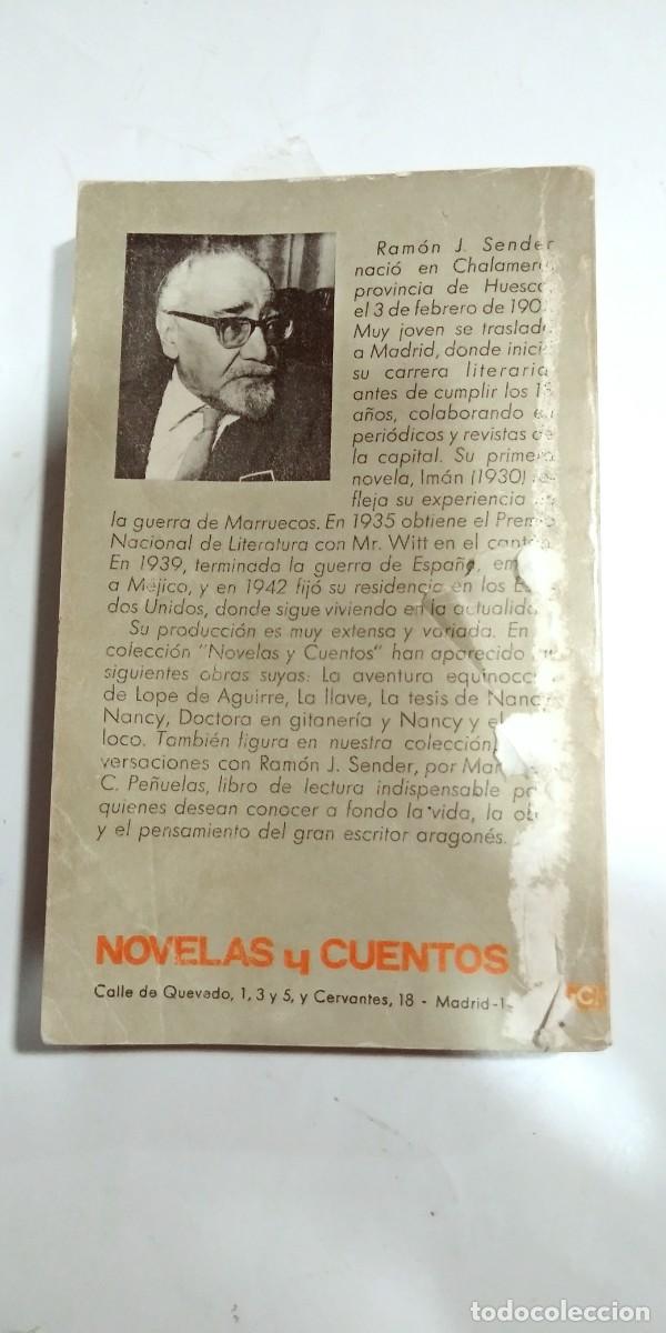 Libros de segunda mano: Nancy Doctora en gitaneria Ram&oacute;n J. Sender - Foto 2