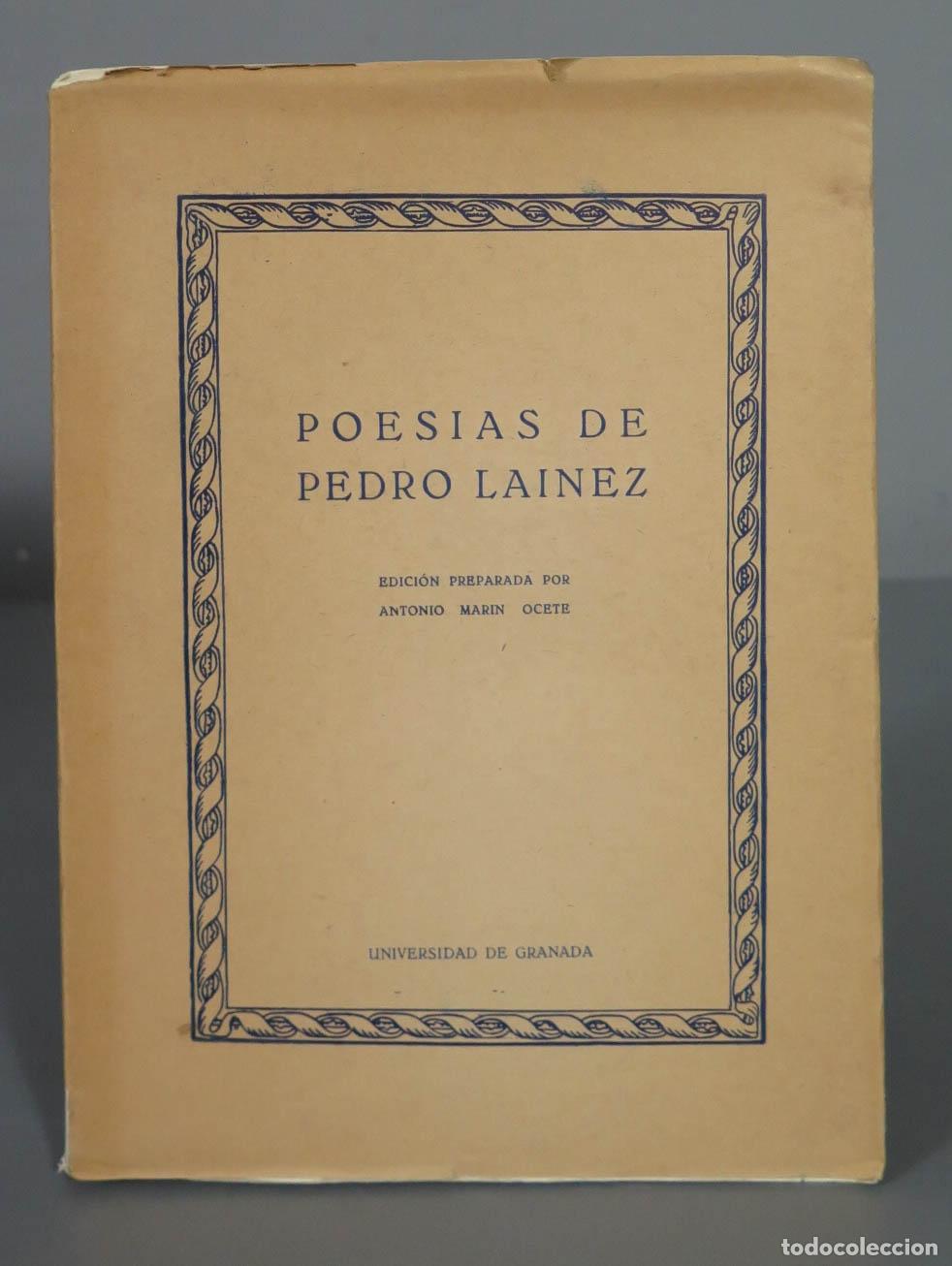 Libri di seconda mano: POESIAS DE PEDRO LAINEZ