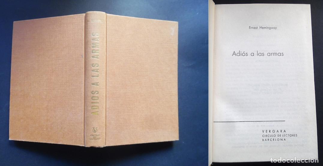 Libros de segunda mano: Adi&oacute;s a las armas, de Ernest Hemingway (1962) - Foto 1