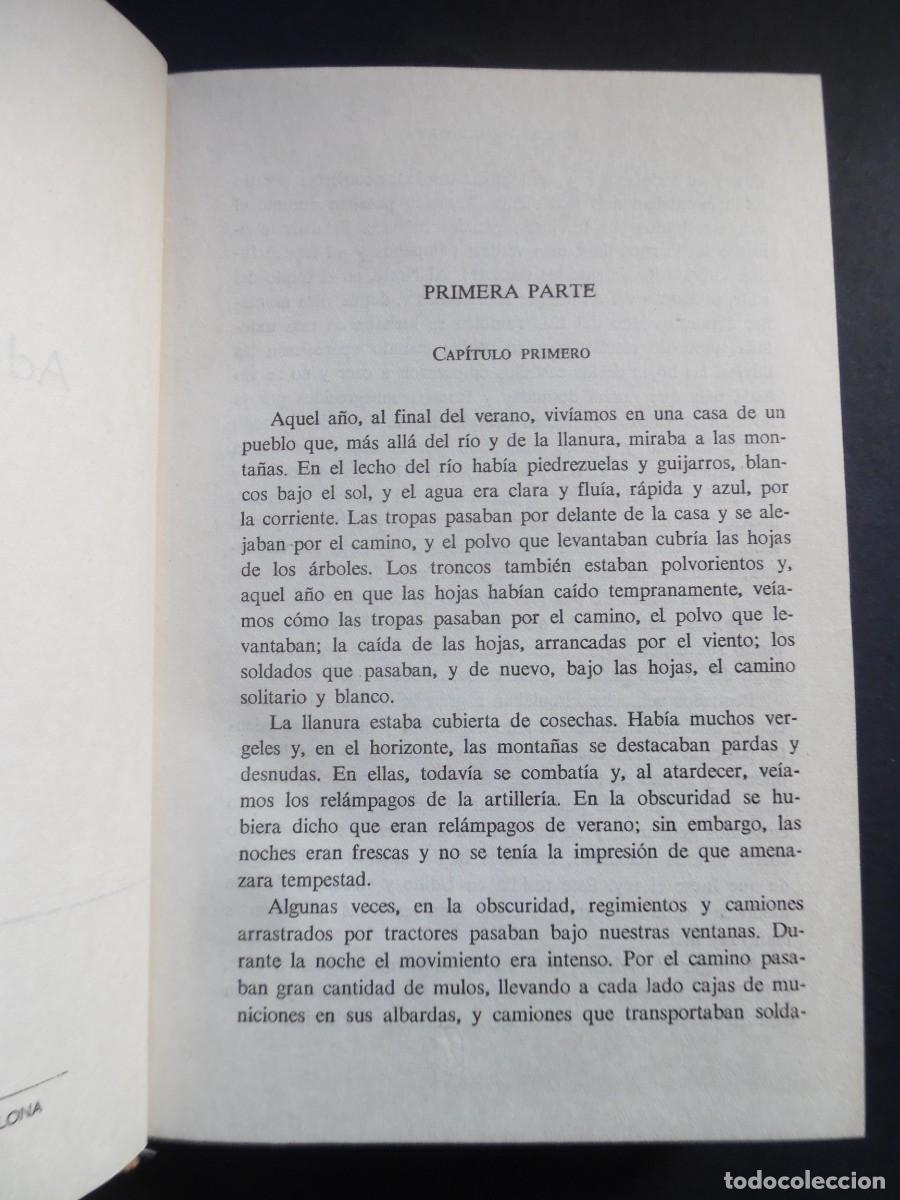 Libros de segunda mano: Adi&oacute;s a las armas, de Ernest Hemingway (1962) - Foto 2