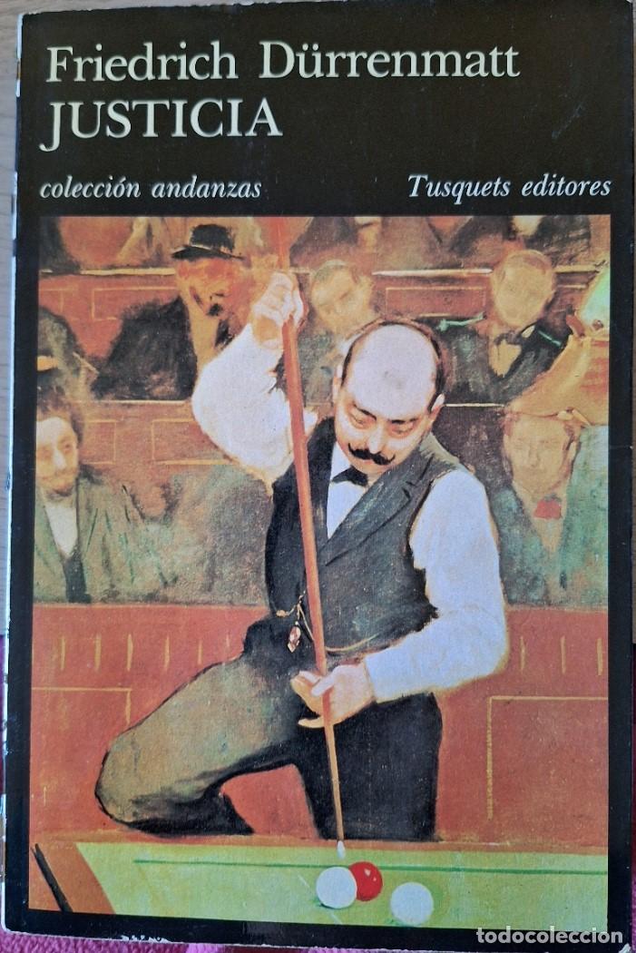 Libros de segunda mano: JUSTICIA. - DURRENMATT, Friedrich. - Foto 1