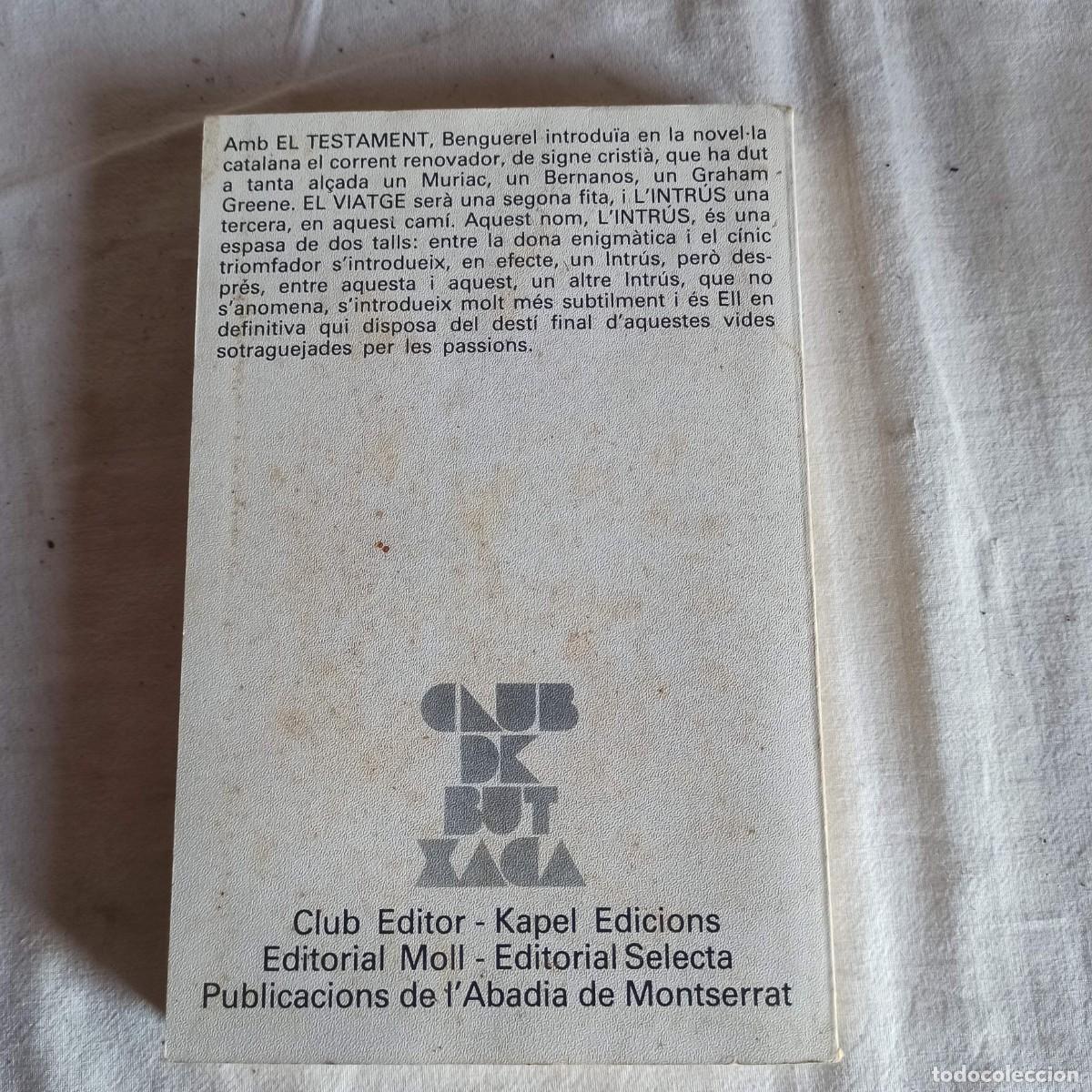 Libros de segunda mano: Lintrus Xavier Benguerel - Foto 2
