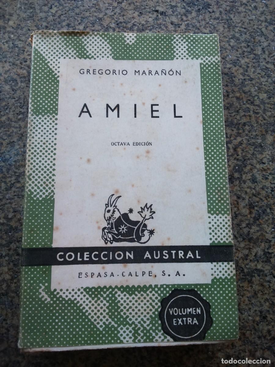 Libros de segunda mano: AMIEL -- GREGORIO MARA&Ntilde;ON -- AUSTRAL -- - Foto 1