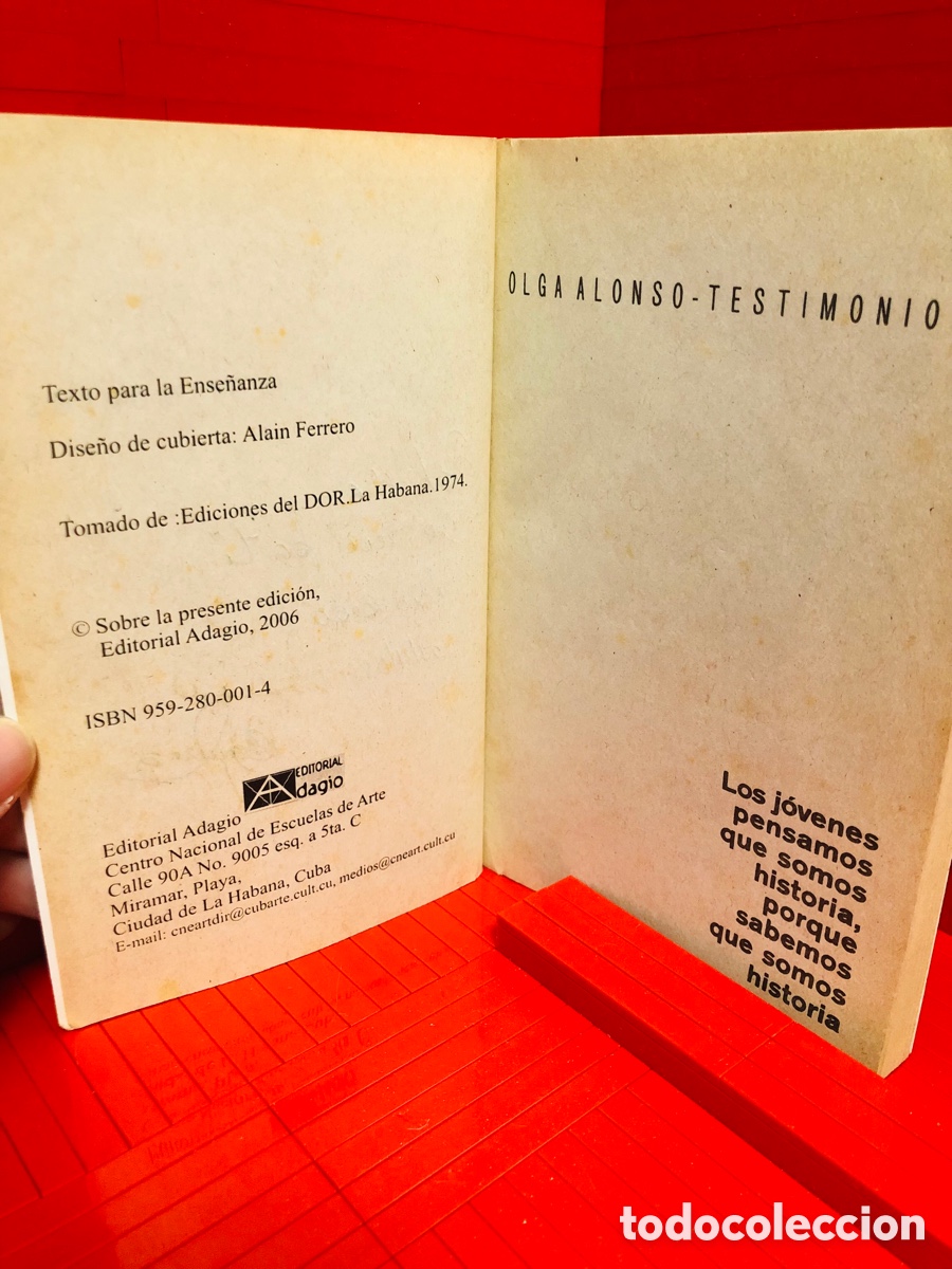 Libros de segunda mano: TESTIMONIOS - OLGA ALONSO ● - Foto 3