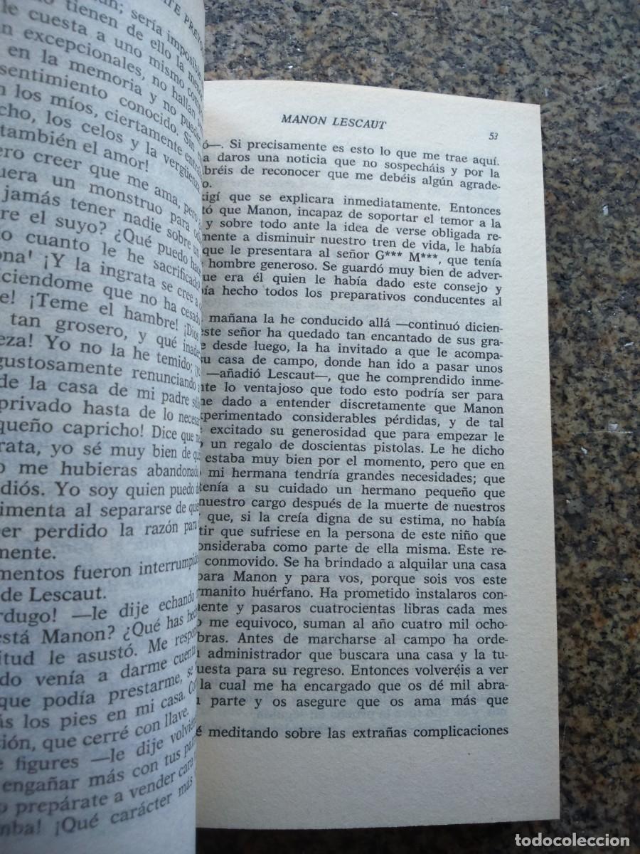 Libros de segunda mano: MANON LESCAUT -- ABATE PREVOST -- PLANETA -- - Foto 2