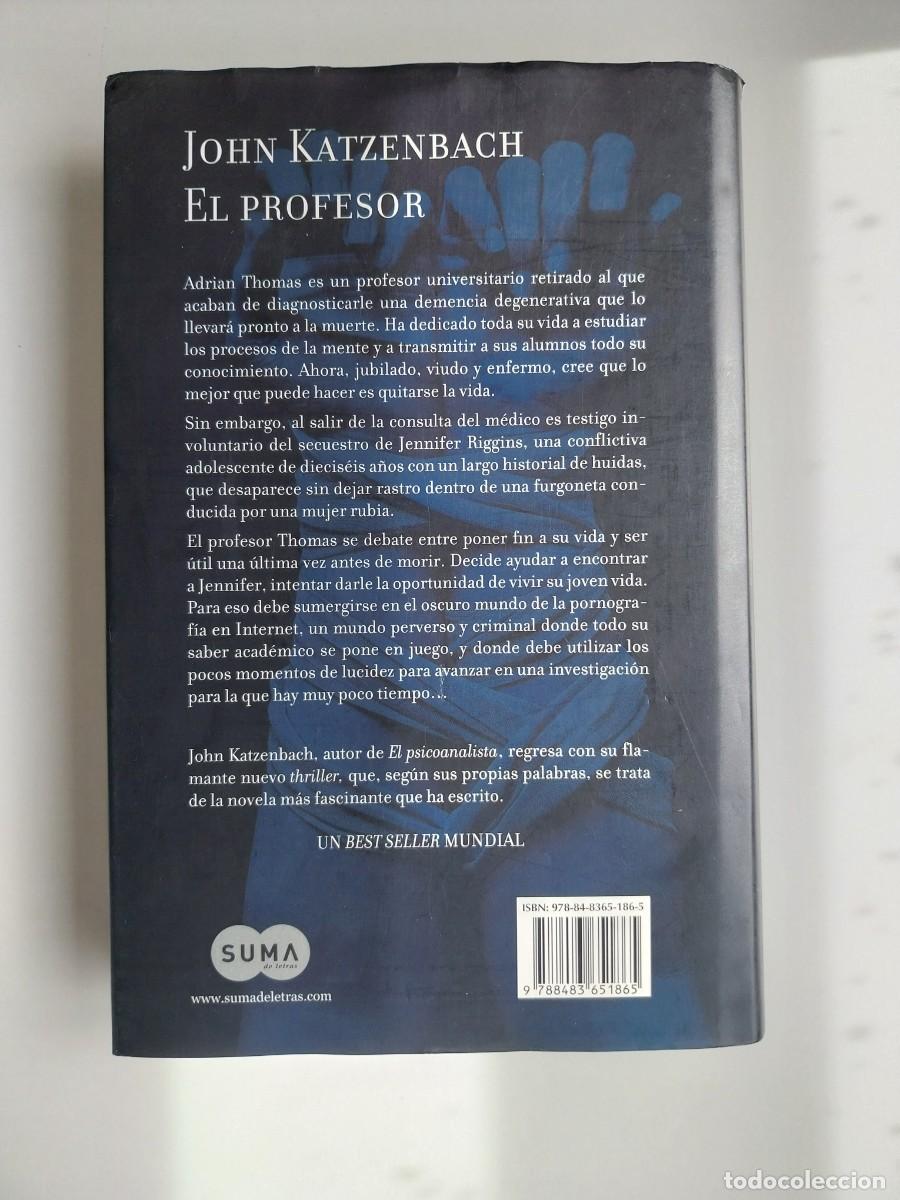 Libros de segunda mano: Libro el profesor de John Katzenbach - Foto 2