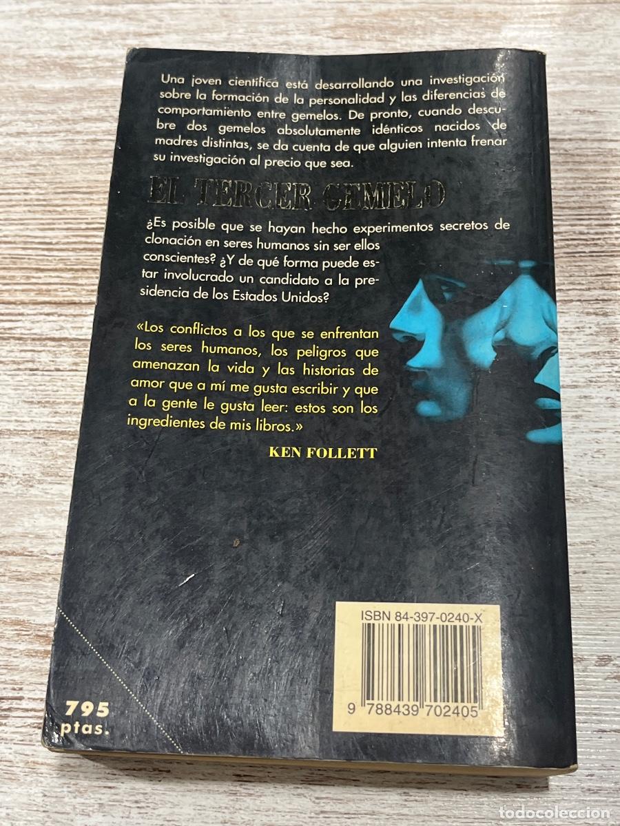 Libros de segunda mano: Libro El Tercer Gemelo | Ken Follett | 1997 - Foto 2
