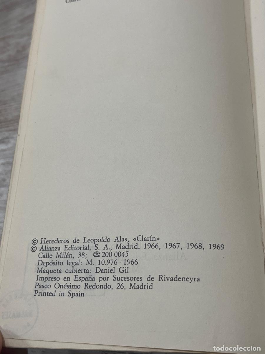 Libros de segunda mano: Libro La Regenta | Clar&iacute;n | 1966 - Foto 3