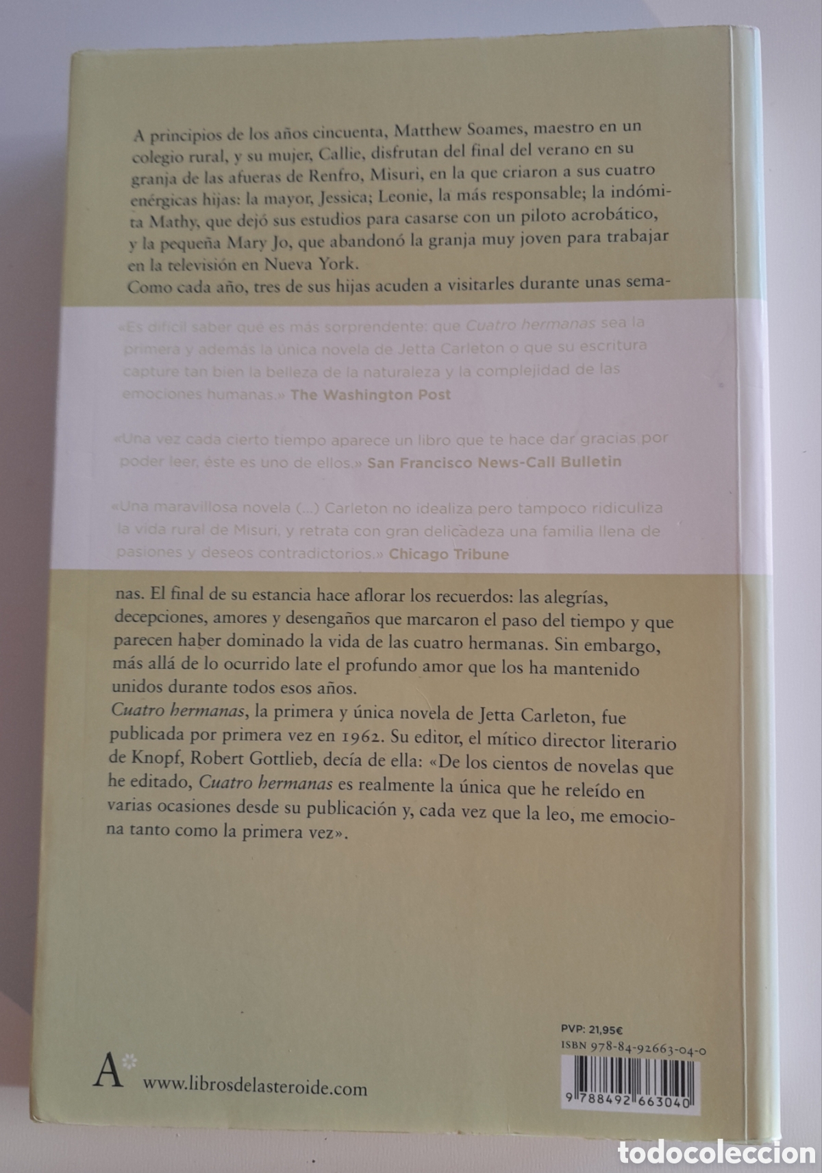 Libros de segunda mano: CUATRO HERMANAS. JETTA CARLETON.LIBROS DEL ASTEROIDE - Foto 2