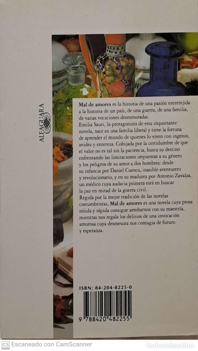 Libros de segunda mano: Mal de Amores - Angeles Mastretta - Foto 2
