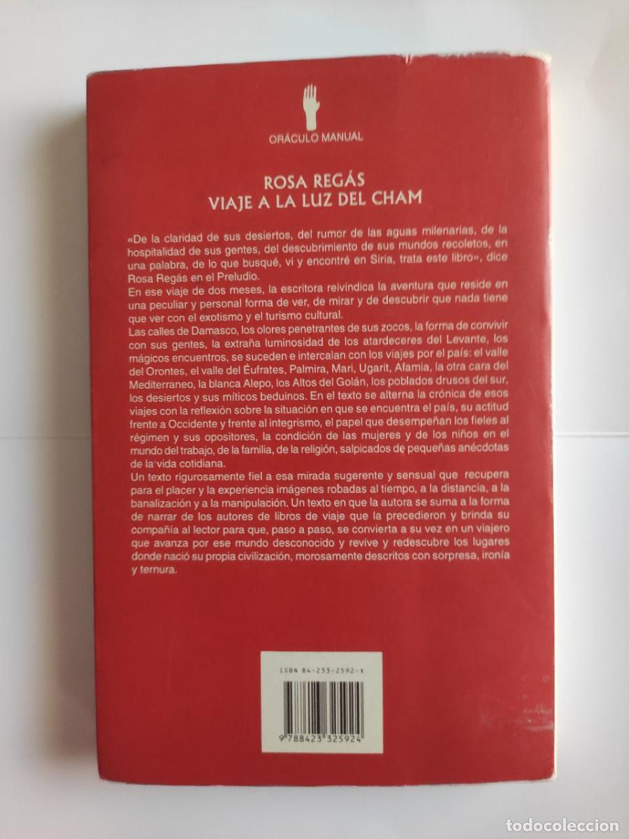 Libros de segunda mano: Viaje a la luz del Cham - Regas, Rosa - Foto 2