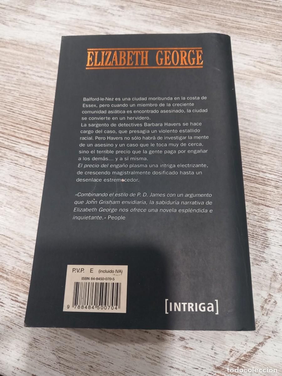 Libros de segunda mano: Libro El precio del enga&ntilde;o | Elisabeth George| 2000 - Foto 2