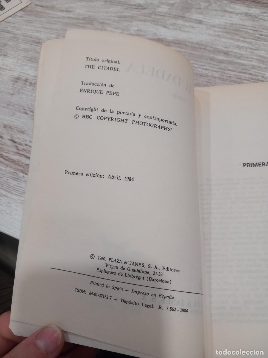 Libros de segunda mano: Libro La ciudadela | A.J. Corin | 1984 - Foto 3