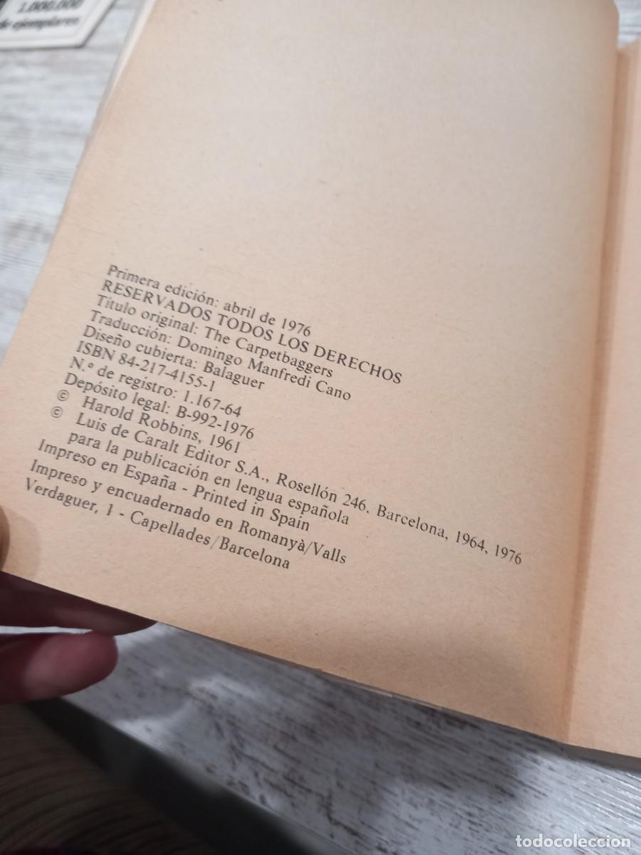 Libros de segunda mano: Libro Los insaciables | Harold Robbins | 1976 - Foto 3