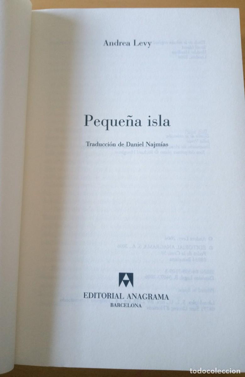 Libros de segunda mano: ANDREA LEVY PEQUE&Ntilde;A ISLA - Foto 5