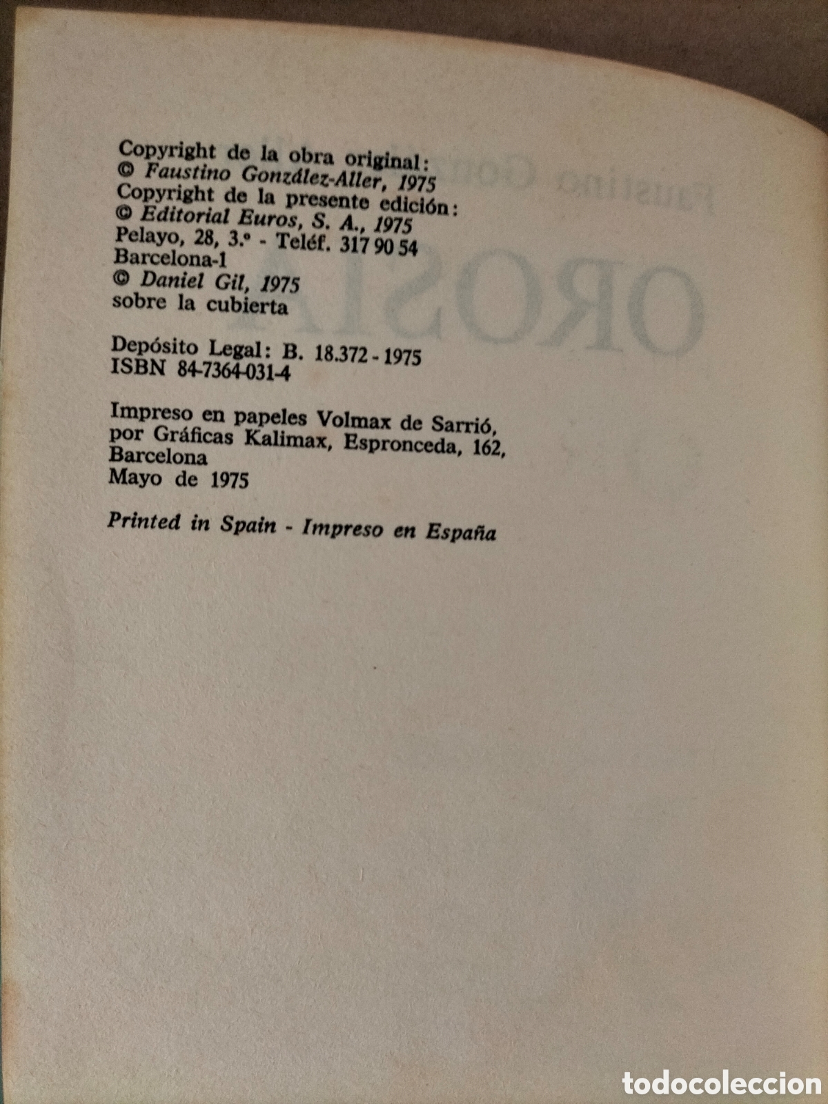 Libros de segunda mano: Orosia. Faustino Gonz&aacute;lez-Aller. Libro - Foto 4