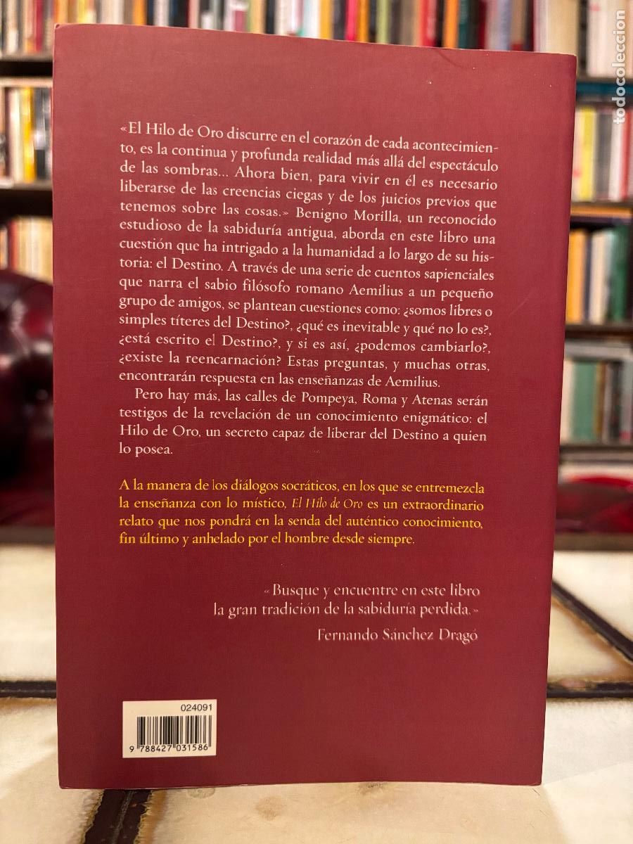 Libros de segunda mano: El hilo de oro. Benigno Morilla. - Foto 2