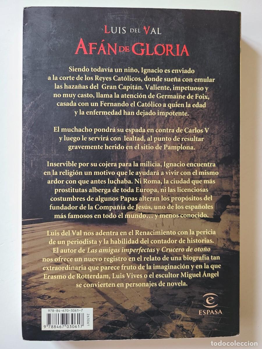 Libros de segunda mano: Af&aacute;n de gloria Luis del Val - Foto 2